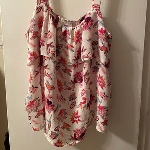 LOFT outlet floral/paisley blouse